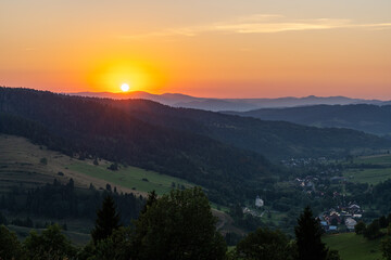 Obraz premium Góry, tatry, zakopane, polska, zamagurie, Góry, tatry, zakopane, polska, zamagurie, słowacja, karpaty, wschod slonca, sunset