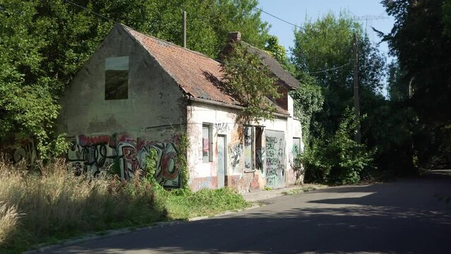 Abandoned house in Doel, Belgium.