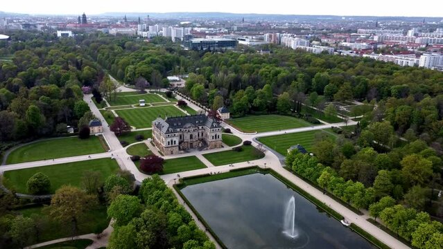 Gro&szlig;er Garten Dresden (aerial)