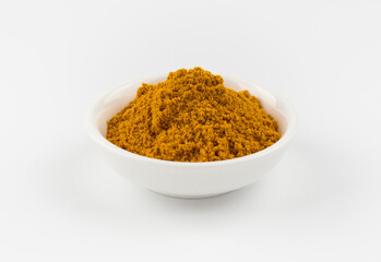 Heap of curry powder indian kitchen