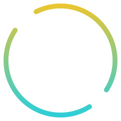 gradient broken round background
