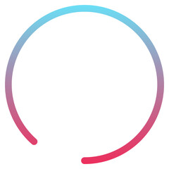 gradient broken round background
