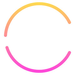 gradient broken round background
