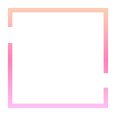 gradient broken square background
