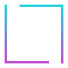 gradient broken square background
