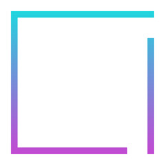 gradient broken square background
