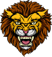 Lion Mascot Graphic