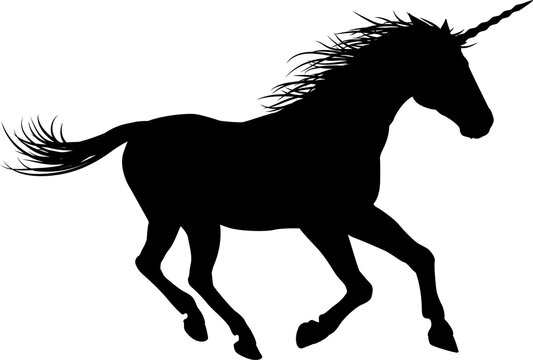 Unicorn Horse Galloping