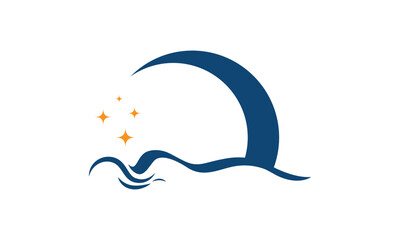 snooring and sleep logo, Massage spa woman logo 