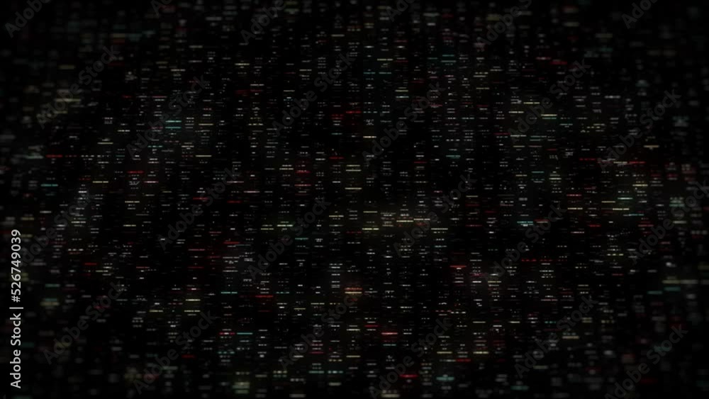 Poster big data digital business hitech background/ 4k animation of an abstract wallpaper big data business
