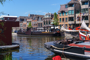 Obraz premium Gouda 750 jaaar. Boat show.