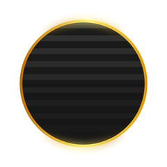 black circle gold frame background
