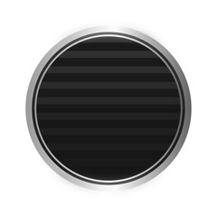 black circle silver frame background
