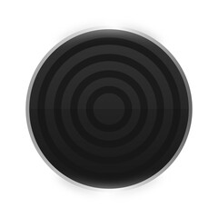 black circle silver frame background
