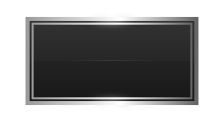black rectangle silver frame background
