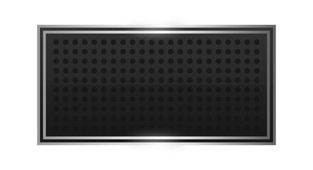 black rectangle silver frame background
