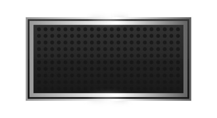 black rectangle silver frame background
