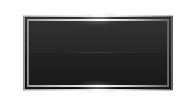 black rectangle silver frame background
