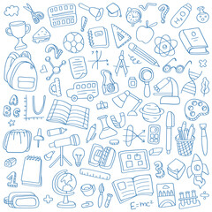 Back to School doodle background