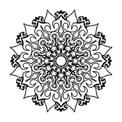 decorative concept abstract mandala illustration