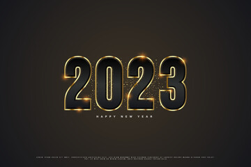 2023 happy new year background.