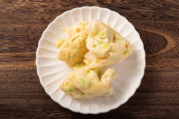 枝豆のかき揚げ