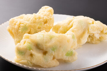枝豆のかき揚げ