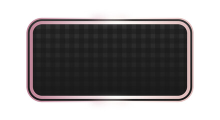 black rectangle rose gold frame background
