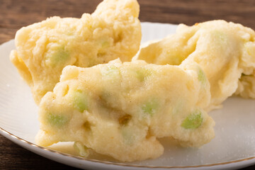 枝豆のかき揚げ