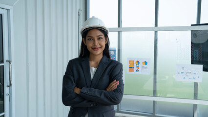 asian female engineer, female architect