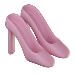 3D High Heels Illustration