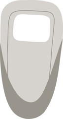 Children's grey cocoon for newborn babies in hand-drawn boho style