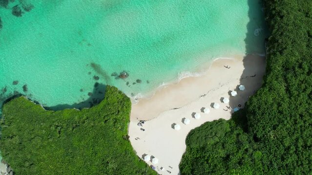 4Kドローン空撮・沖縄県・宮古島・砂山ビーチ