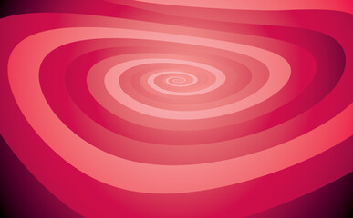 Artistic spiral shape. Vector drawing