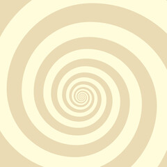 Artistic spiral shape. Vector drawing