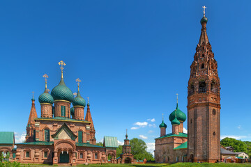 Temple ensemble in Korovniki, Yaroslavl, Russia