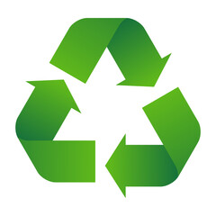Recycle arrow icon.