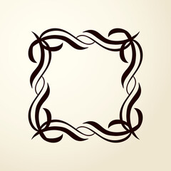 Vignette. Vector drawing