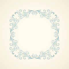 Vignette. Vector drawing