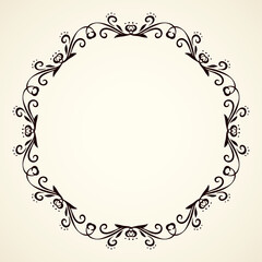 Vignette. Vector drawing