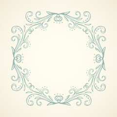 Vignette. Vector drawing