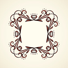 Vignette. Vector drawing
