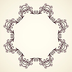 Vignette. Vector drawing