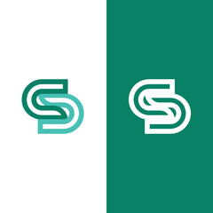 Business corporate S letter logo
