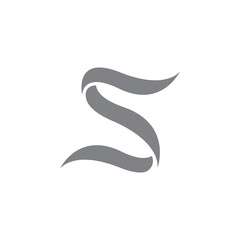 Obraz premium Business corporate S letter logo