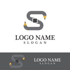 Business corporate S letter logo