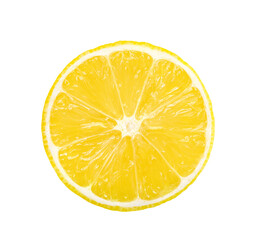 Fototapeta na wymiar Lemon isolated on transparent png