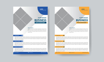 Medical Flyer Design A4 page / in 2 color template for new model 