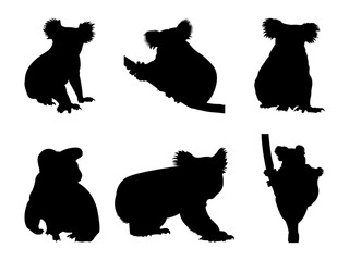 Koala Silhouette © Demibara