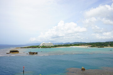 Cape Manzamo in Okinawa, Japan - 日本 沖縄 万座毛